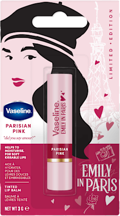 Balsamo labbra colorato Parisian Pink Emily in Paris Vaseline