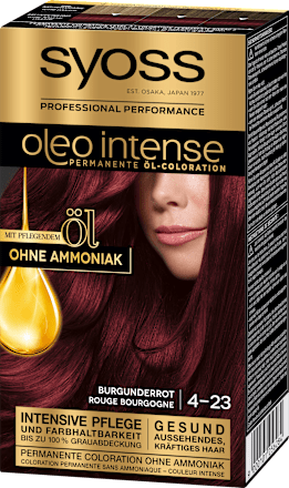 Permanente Öl-Coloration - Nr. 4-23 Burgunderrot Syoss Oleo Intense