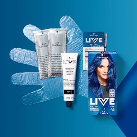 LIVE barva na vlasy Electric Blue 095 Schwarzkopf LIVE