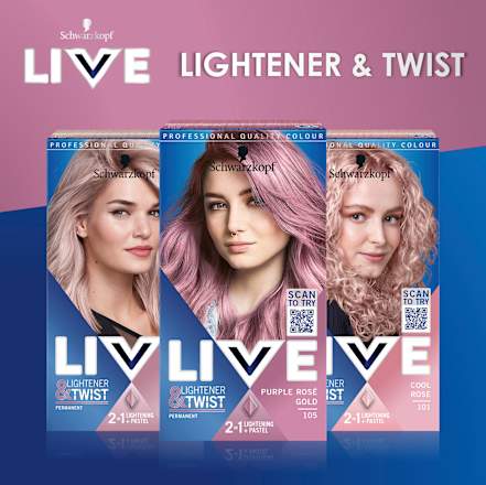LIVE barva na vlasy Purple Rosé Gold 105 Schwarzkopf LIVE