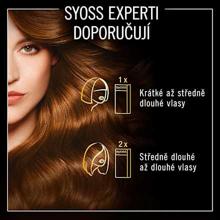 barva na vlasy Teplý měděný 6-76 Syoss Oleo Intense