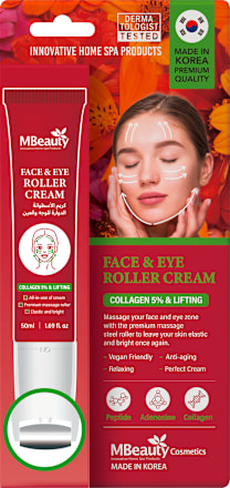 COLLAGEN 5% & LIFTING - krema za lice i područje oko očiju sa rolerom MBeauty