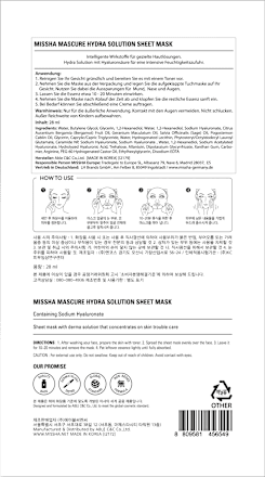 Tuchmaske Hyaluronic Acid MISSHA
