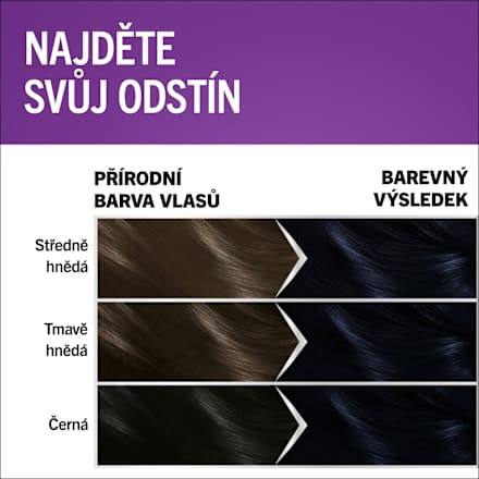 barva na vlasy Ledový Černý 210 Schwarzkopf Perfect Mousse