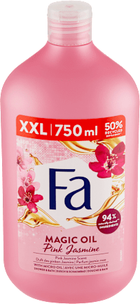 Magic Oil sprchový gel a pěna do koupele Pink Jasmine Fa