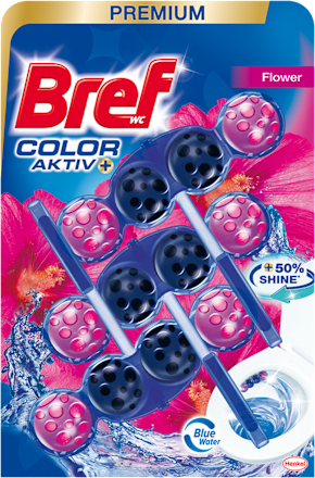 Blue  Activ osvježivač WC školjke - Flower 3x50g Bref