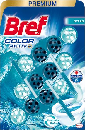 WC blok Color Aktiv Ocean 3x50 g Bref
