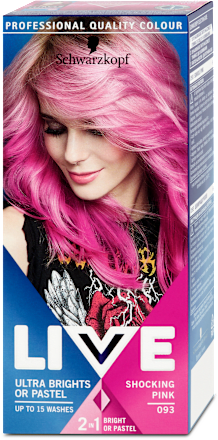 Ultra Brights or Pastel boja za kosu - 093 Shocking Pink Schwarzkopf LIVE