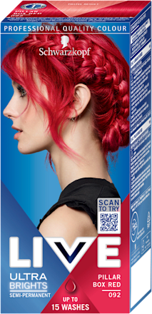 LIVE barva na vlasy Pillar box Red 92 Schwarzkopf LIVE