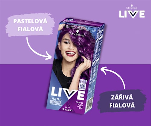 LIVE barva na vlasy Purple Punk 94 Schwarzkopf LIVE