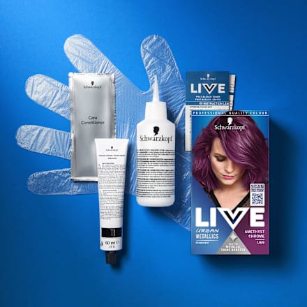 LIVE barva na vlasy Amethyst Chrom U69 Schwarzkopf LIVE
