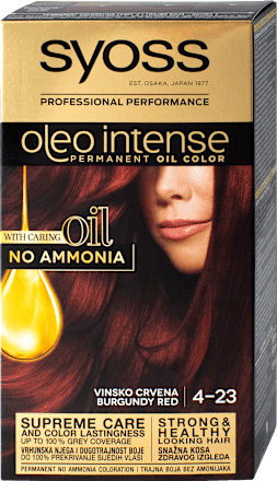 Boja za kosu – 4-23 vinsko crvena syoss Oleo Intense