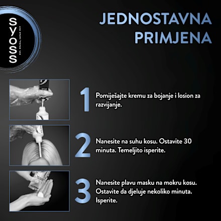 Blond Cool Blonds boja za kosu  – 10-55 ultra platinasta plava syoss