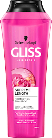 Шампоан за дълга коса Supreme lenght Schwarzkopf GLISS