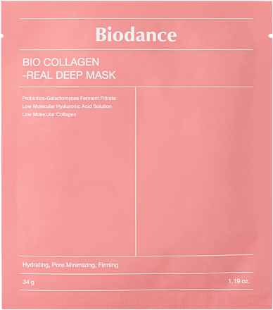 Maska za obraz v obliki krpice Bio Collagen Biodance