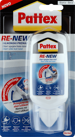 Silikonski premaz za fuge bijele boje Re-New Pattex