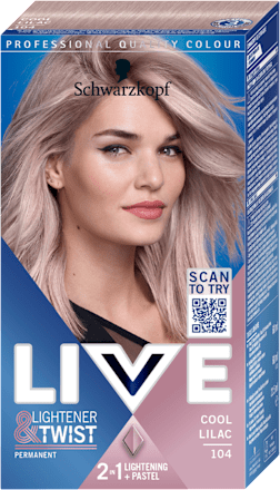 LIVE barva na vlasy Cool Lilac 104 Schwarzkopf LIVE