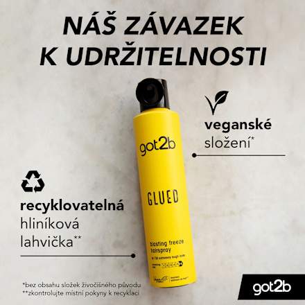 lak na vlasy Glued got2b