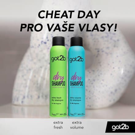 suchý šampon extra fresh  got2b
