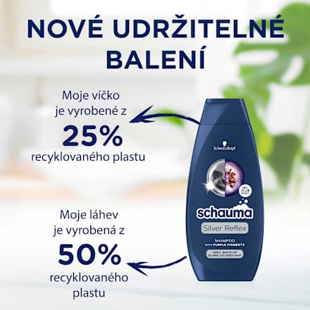 šampon na vlasy Silver Reflex schauma