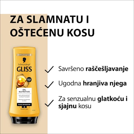 Oil Nutritive regenerator za kosu Schwarzkopf GLISS