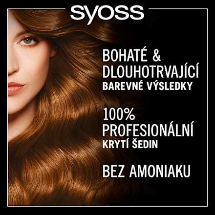 barva na vlasy Teplý měděný 6-76 Syoss Oleo Intense