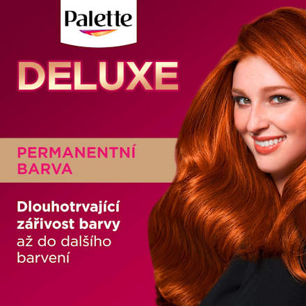 barva na vlasy Intenzivní zářivě měděný 7-77 Palette DELUXE