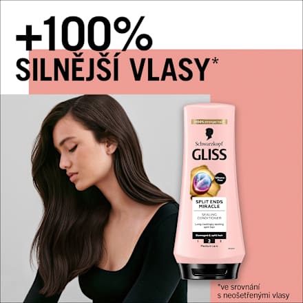 kondicionér na vlasy Split Ends Miracle Schwarzkopf GLISS