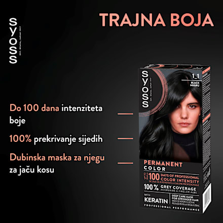 Boja za kosu – 1-1 crna syoss