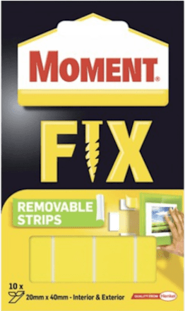 Benzi dublu adezive detașabile 20X40mm MOMENT