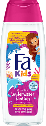 Tusfürdő és sampon Kids Sellőknek Fa kids