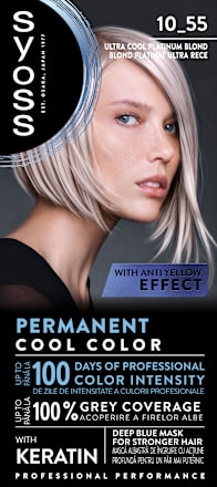 Blond Cool Blonds boja za kosu  – 10-55 ultra platinasta plava syoss