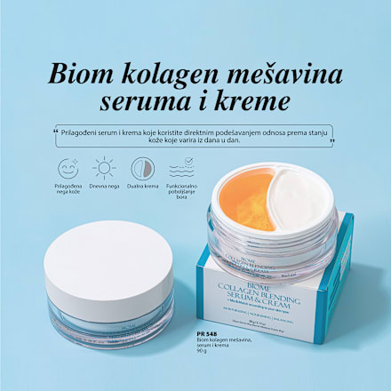 BIOME COLLAGEN BLENDING serum i krema za lice Prreti