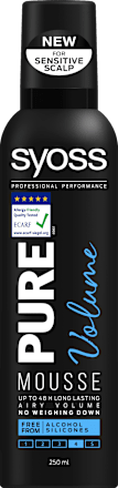 Пяна за коса Pure Volume syoss