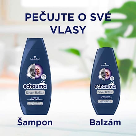 šampon na vlasy Silver Reflex schauma