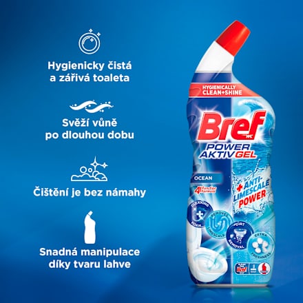 Power Aktiv WC gel Ocean Bref