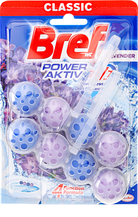 Power Aktiv wc tisztító blokk levendula (2x50g) Bref
