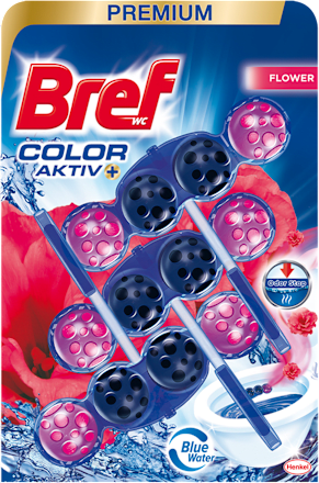 WC blok Color Aktiv Flower 3x50 g Bref