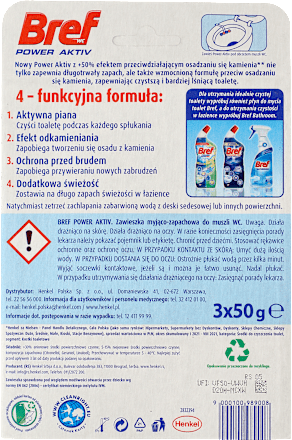 Zawieszka do toalet Power Aktiv Kwiatowy Bref