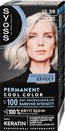 Tartós hajfesték, hűvös platinaszőke 12-59 Syoss