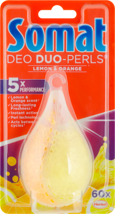 Deo Duo-Perls osvježivač za mašinu za suđe – limun i narandža Somat