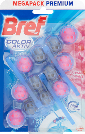 Color Aktiv osvježivač za WC  školjku Fresh Flowers, 3 x 50 g Bref