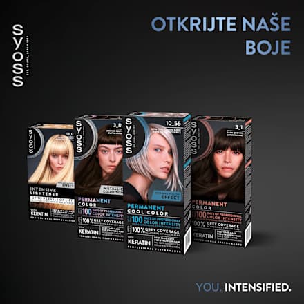 Blond Cool Blonds boja za kosu  – 10-55 ultra platinasta plava syoss