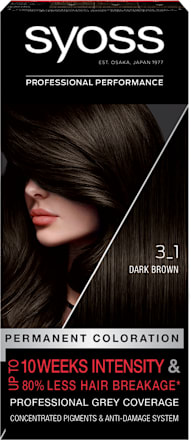 Vopsea de păr permanentă 3-1 Șaten Inchis syoss