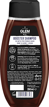Men 3x Aktiv Shampoo Koffein Schwarzkopf GLEM vital