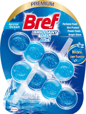 Zawieszka do WC Premium Brilliant Gel Arctic Ocean Bref