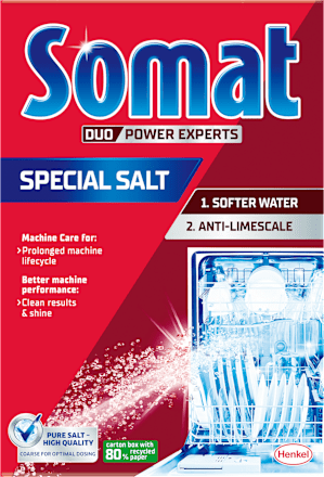 Sare dedurizantă pentru mașina de spălat vase Somat
