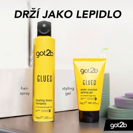 lak na vlasy Glued got2b