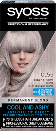 Farba do włosów 10_55 Ultrapopielaty Blond Syoss