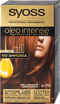 Боя за коса без амоняк Nr.6-76 Warm Copper syoss Oleo Intense